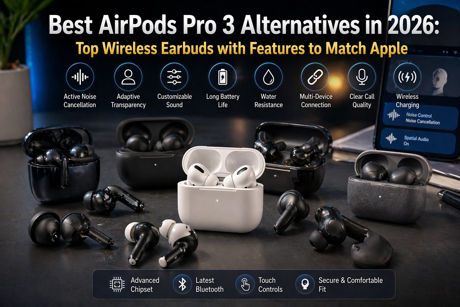 Best AirPods Pro 3 Alternatives in 2026: Top Wireless Earbuds with Features to Match Apple